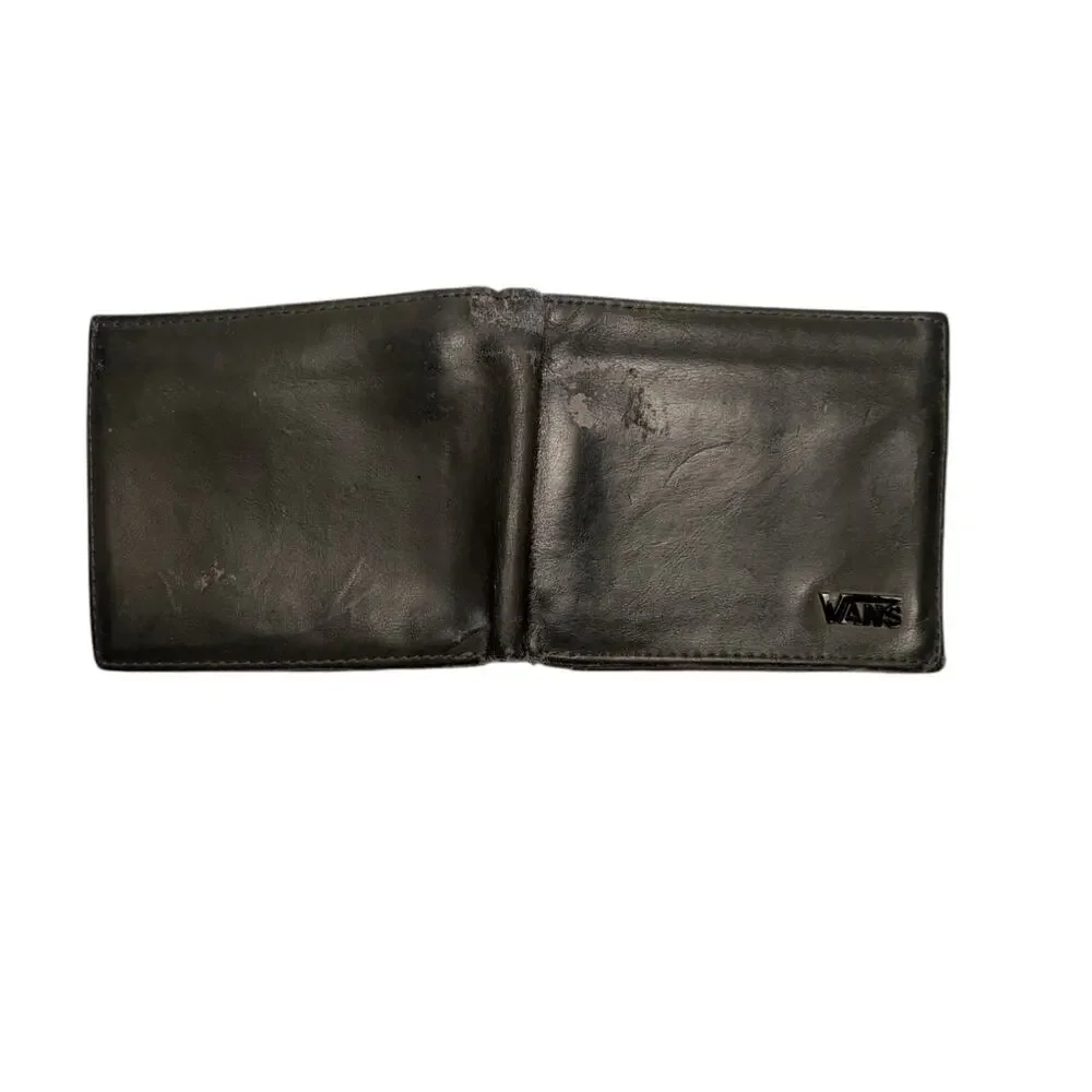 Vans Bifold Wallet Army Green Leather Like